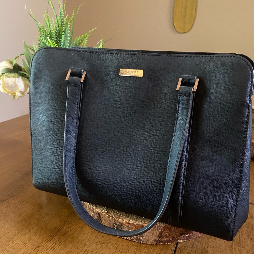 Kate Spade Black Laptop Bag Professional Design